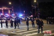 聊城约200名海军陆战队士兵进驻洛杉矶 开始执行警戒守卫任务